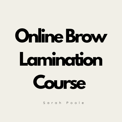Online Brow Lamination Course